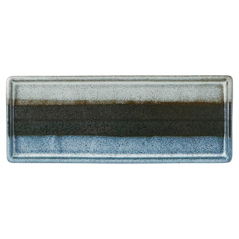 MINOYAKI Woven Pattern Rectangle Plate 00156 KDN021