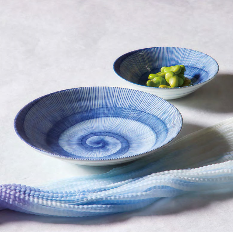 MINOYAKI “AIzome” Coupe Plate  00138 KDN063