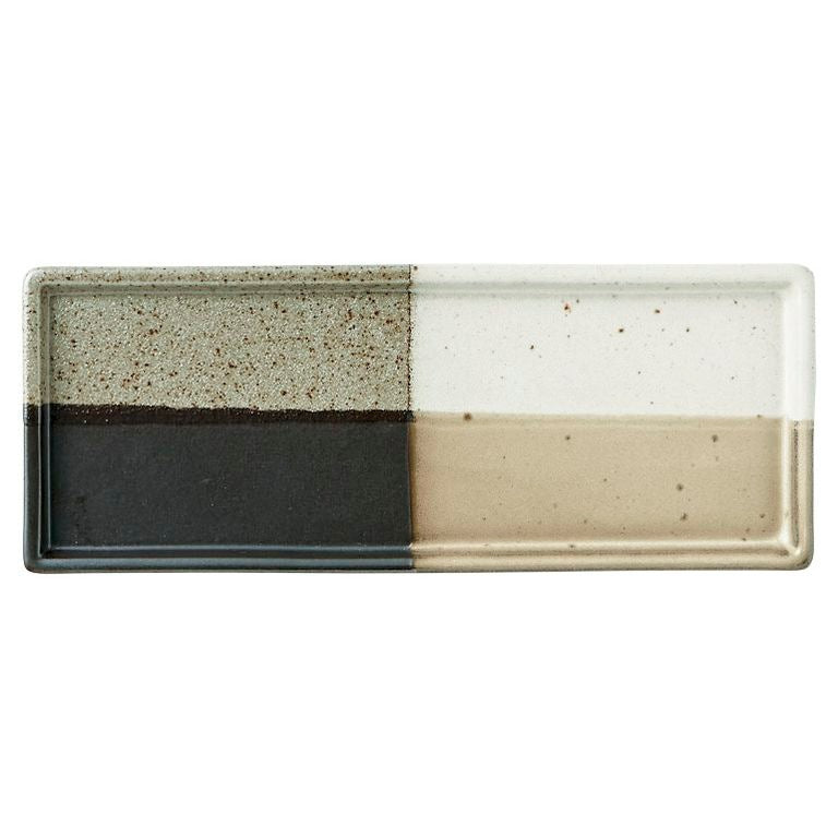 MINOYAKI Woven Pattern Rectangle Plate 00156 KDN021