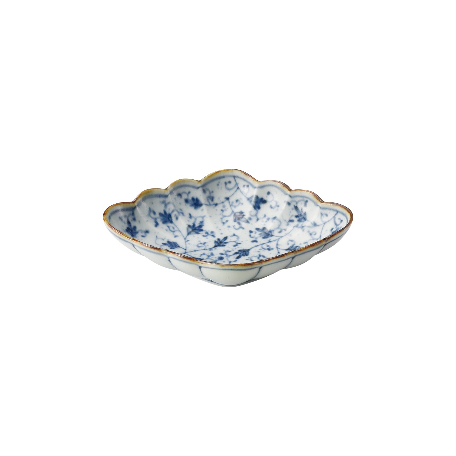 ARITAYAKI Rhombus Painted Plate 000045 MST039