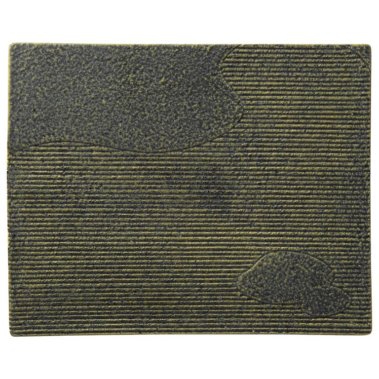 MINOYAKI “KARESANSUI” Rectangle Plate 33cm 00124 KDN013