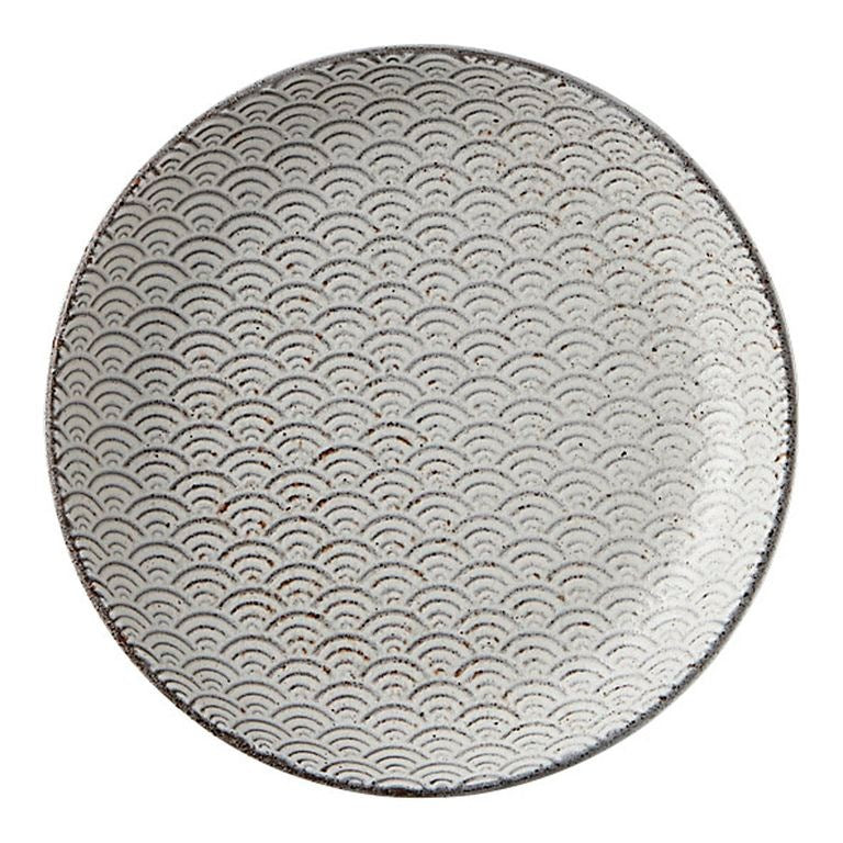 MINOYAKI “SEIGAIHA” Round Plate 00157 KDN064
