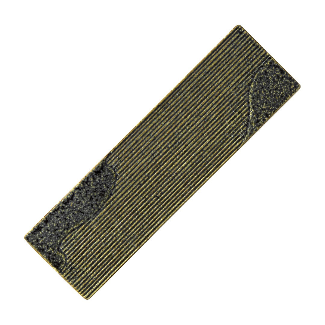 MINOYAKI “KARESANSUI” Rectangle Plate 34cm 00129 KDN013