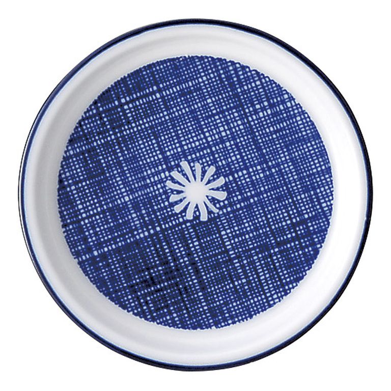 MINOYAKI “AI” Blue Small Plate 00153 KDN010