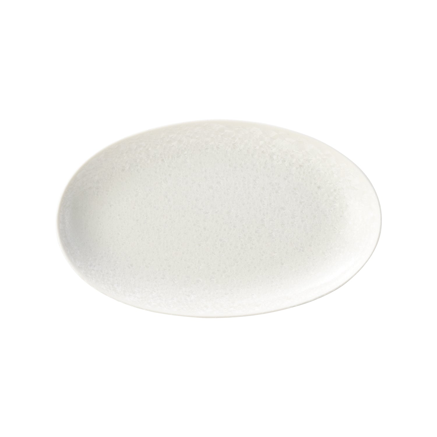 MINOYAKI Monochrome Oval Plate  00110 MST096