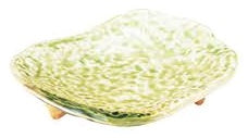 織部掛(岩石)三つ足変形刺身皿
