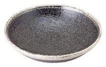 (強)黒ちらし渕銀巻6.0丸浅鉢