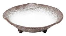 (強)伊賀白吹5.0三つ足平鉢