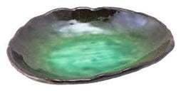 (強)新緑ビ-ドロ7.0変形刺身鉢
