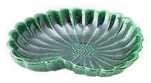 緑釉菊型向付